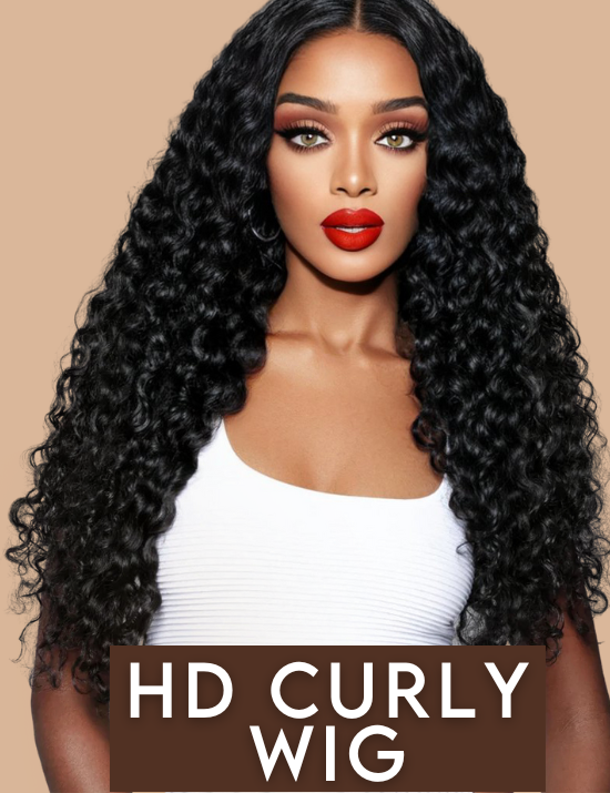 HD Closure Curly Wig – Aavya Hair