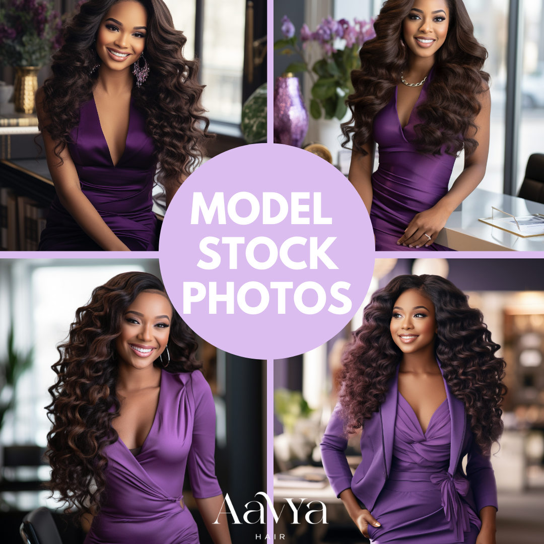 Model Stock Photos (GirlBoss Purple)