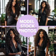 Model Stock Photos (GirlBoss Black)