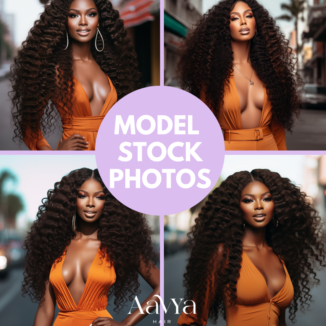 Model Stock Photos (Luxe Orange)