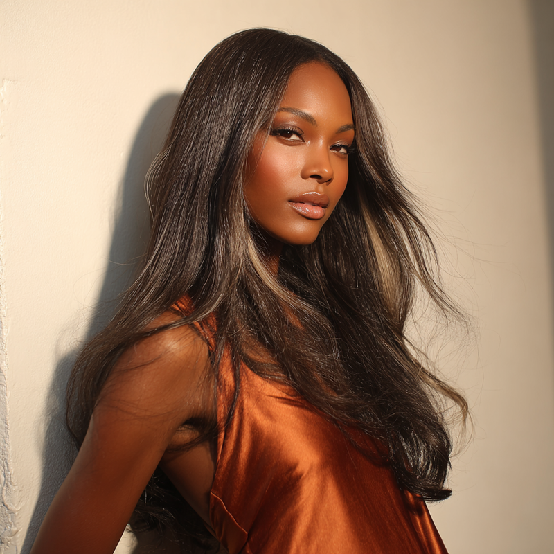 CAIRO-Pre-Colored Highlighted Raw Straight Bundles